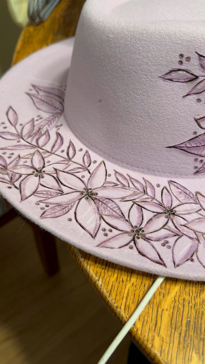 Lavender Hat, Floral